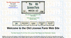 Desktop Screenshot of oldlicensefarm.com